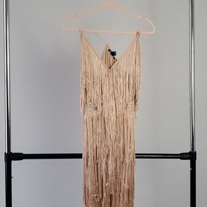 Lace Champagne Jumpsuit